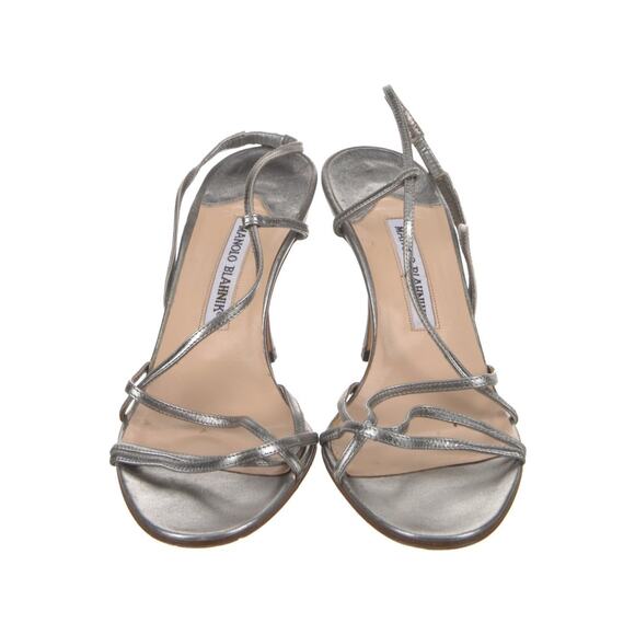 ❤️Manolo Blahnik Leather Slingback Heels❤️ - Picture 3 of 5